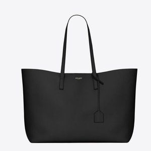 Saint Laurent Shopping Large Leather Tote Bag